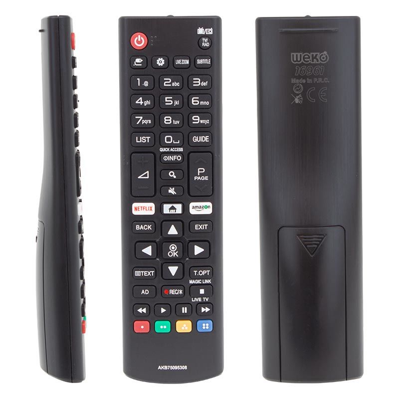 Orjınal KL ﻿Hi-Level Siyah RC1208 Lcd-Led TV Kumandası