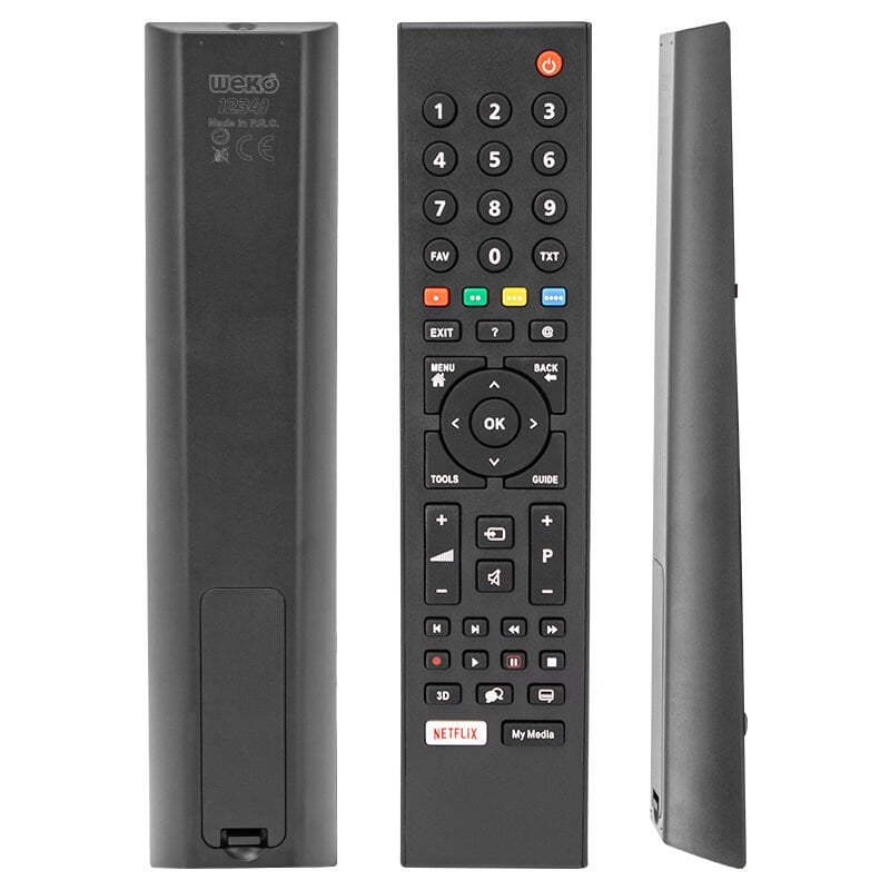 WekoKL ﻿Arçelik-Beko Netflix Tuşlu Lcd-Led Tv Kumanda -Geniş Kalıp