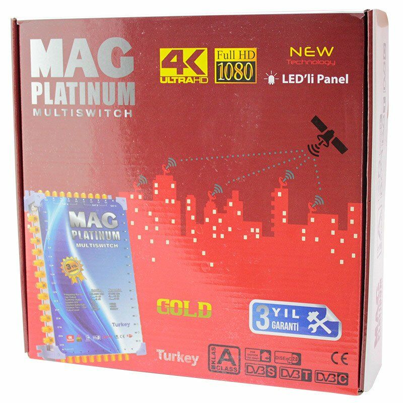 ﻿Mag Platinum 10-16 Sonlu Uydu Santrali + Adaptör