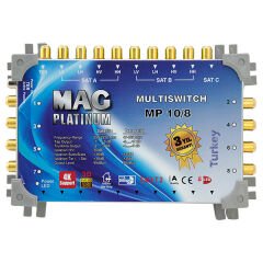 ﻿Mag Platinum 10-8 Sonlu Uydu Santrali + Adaptör