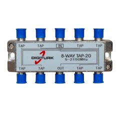 Digitürk 5-2150 Mhz 20DB 8 Yollu Musluk Anahtarı 1/8 Ayırıcı BÖLÜCÜ