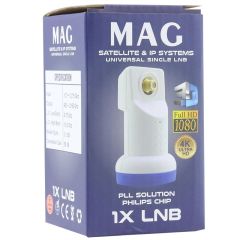 Mag Tekli Lnb Altın Uçlu Sıngle Sharp Chip 0.1DB