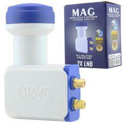 ﻿Mag Çiftli Lnb Altın Uçlu Twin Phlipis Chip 0.1DB