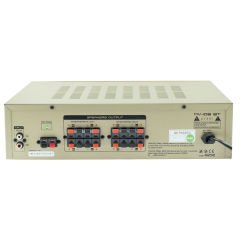 108BT 8x80 Watt USB-SD-Bluetooth-UK 4 Bölgeli 8 Hoparlör Çıkışlı Trafosuz Anfi