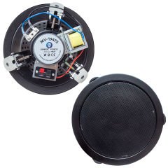 ﻿Magicvoice Mv-19475 13 Cm 3/6W Trafolu Alçıpan Metal Kasa Hoparlör Siyah