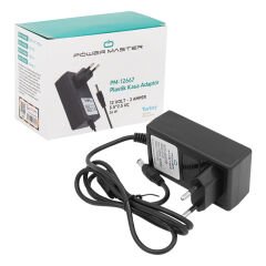 Powermaster Pm-12667 12 volt - 3 Amper Plastik Kasa Priz Tipi Adaptör 5.5*2.5 Uç
