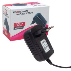 Powermaster Pm-31667 5 Volt 2 Amper Plastik Kasa Priz Tipi Adaptör 3.5*1.35 Uç (Androıd Box İçin)
