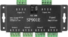 WS2812B, WS2811, WS2811, 13 piksel RGB için Şerit LED SP901E SPI sinyal amplifikatörü