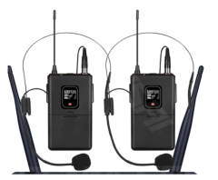Bölüm EW100G3 profesyonel çift kablosuz Microphne sahne performansı 2 kanal 600-699MHz