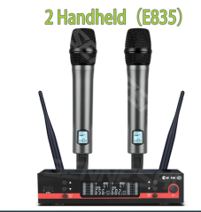 Bölüm EW100G3 profesyonel çift kablosuz Microphne sahne performansı 2 kanal 600-699MHz