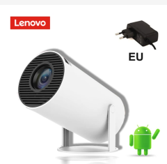 Lenovo HY300 yeni projektör 4K Android 11 WIFI6 BT5.0 1080P 1280*720P ev sineması TV ekran Projecteur açık taşınabilir Projetor