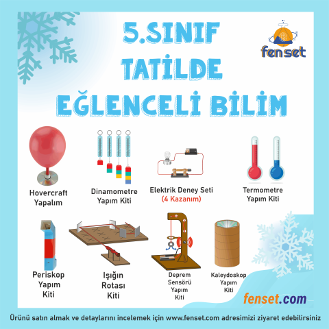 5.Sınıf Tatilde Eğlenceli Bilim