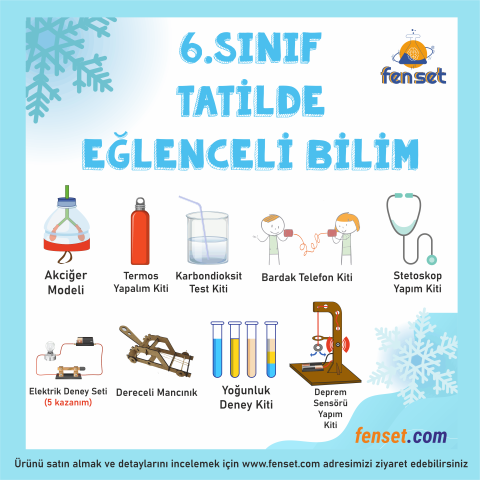 6.Sınıf Tatilde Eğlenceli Bilim