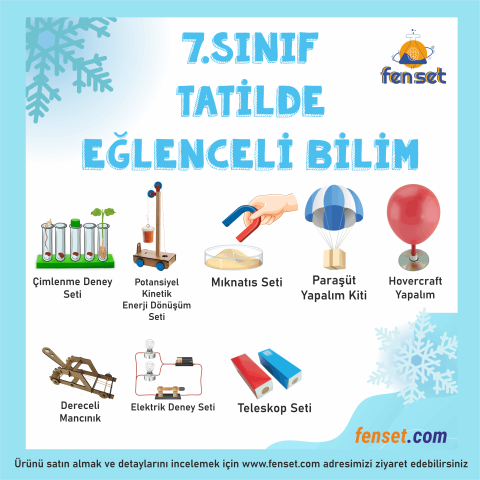7.Sınıf Tatilde Eğlenceli Bilim