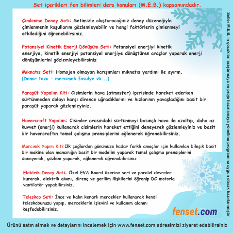 7.Sınıf Tatilde Eğlenceli Bilim