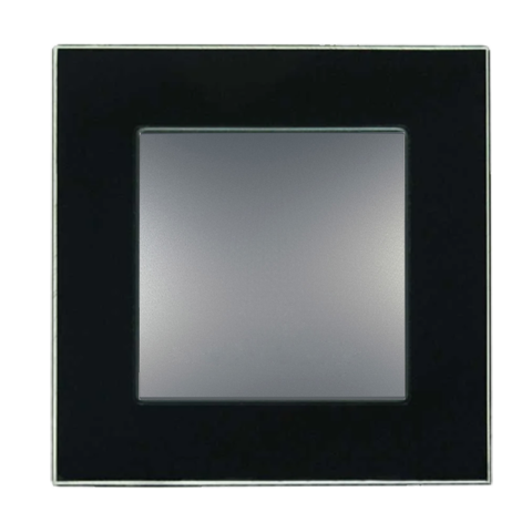 Asfir Schneider Asfora Plus Serisi Pleksiglas Siyah Çerçeve Çelik Renk Anahtar
