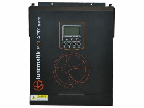 Tunçmatik Solarix 3kW/40A Off-Grid İnverter MPPT 24V TSK16011