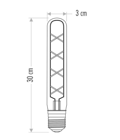 Cata 8W Rustik  Led Ampul E27 Duylu ct-4302