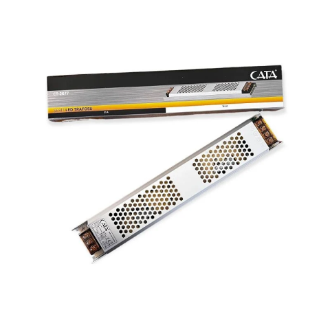 Cata 250W 21 Amper Şerit Led Trafosu Ultra Slim Fansız  ct-2677