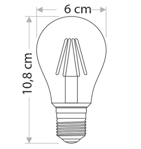 Cata 6W Günışığı Led Ampul Filament E27 Duylu ct-4231