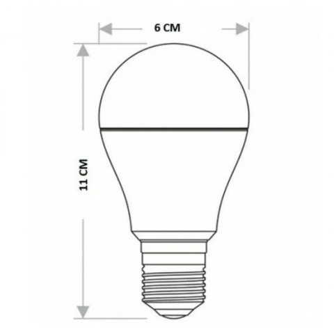 Cata 12W Günışığı 3200k Led Ampul E27 Duylu ct-4266