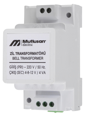 Mutlusan Zil Trafosu 4-8-12 Volt 027 105 010012