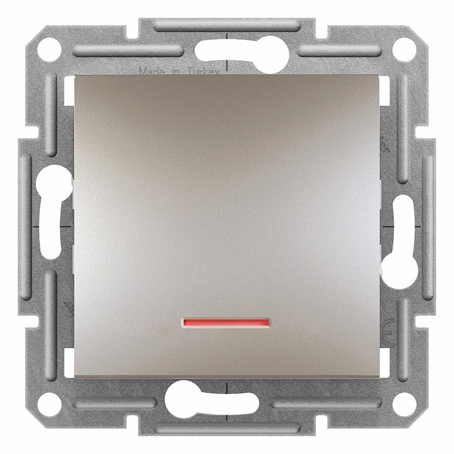 Schneider Asfora Plus Bronz Işıklı Anahtar Çerçevesiz- EPH1400169