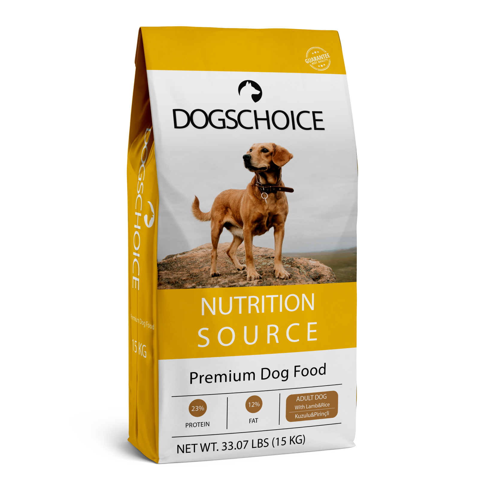 DogsChoice Premium Yetişkin Köpek Maması Kuzulu 15 KG