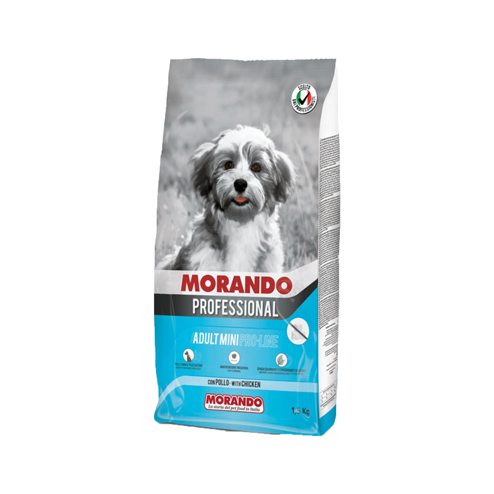 Morando Küçük Irk Köpek Maması Tavuklu 1.5 Kg