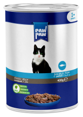 PawPaw Balık Etli Chunk Kedi Konserve 400 G 24\'lü