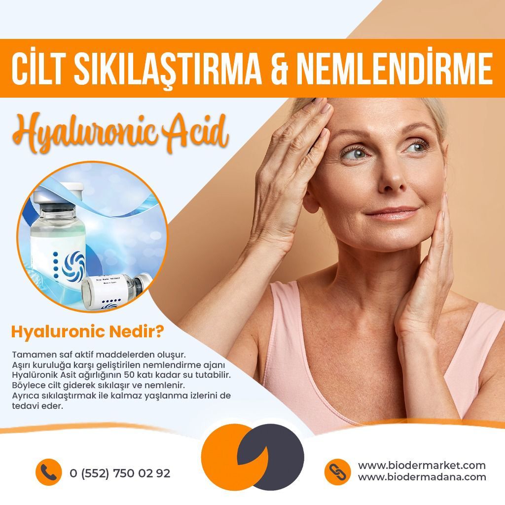 Gebro Saf Hyaluronic Acid Serum %3,5 Ha Mezoterapi Kolajen 5x10 ML Orijinal Spain