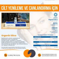 Gebro Saf Organic Silica Serum Organik Silika Mezoterapi Kolajen 5X10ML Orijinal Spain