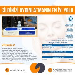 Gebro Saf C Vitamini Serum Mezoterapi Kolajen Tek Flakon 1X10ML Orijinal Spain