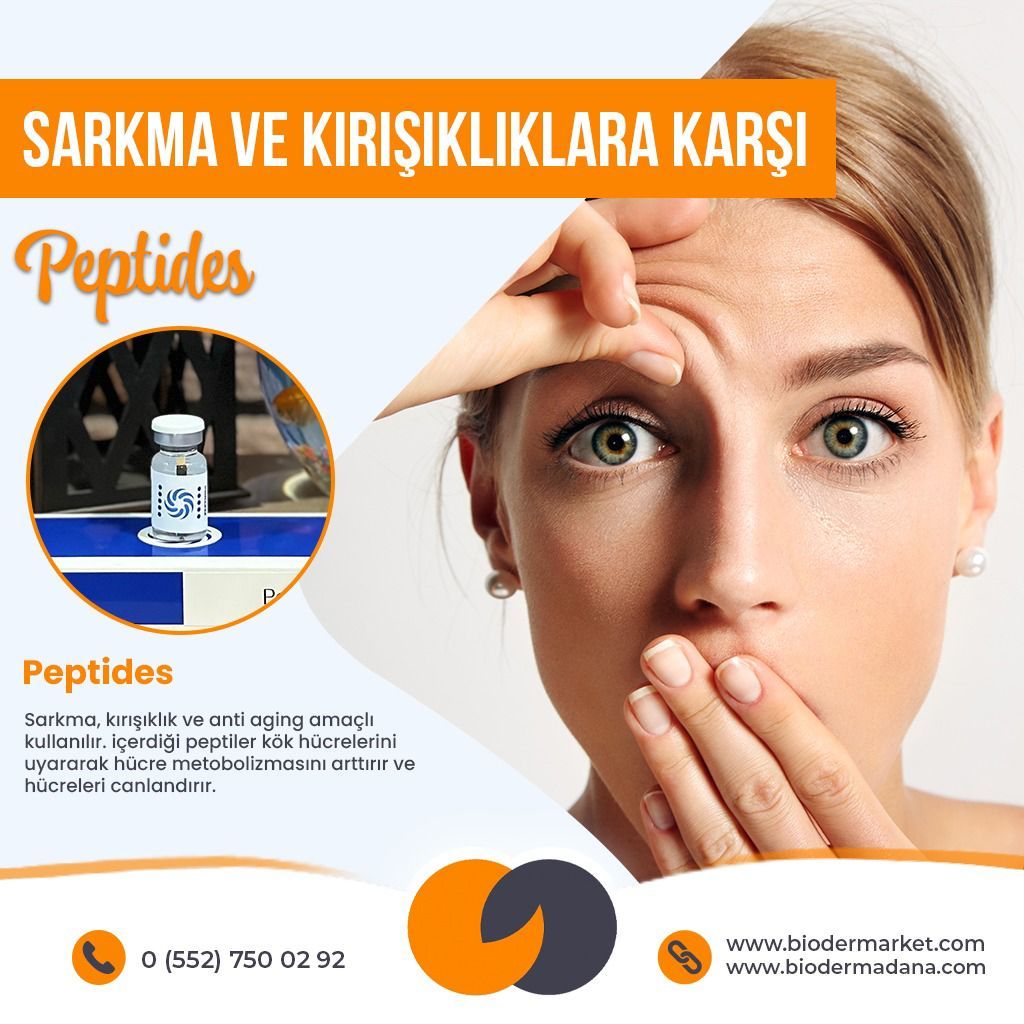 Gebro Saf Peptides Serum Peptid Mezoterapi Kolajen 5X10ML Orijinal Spain