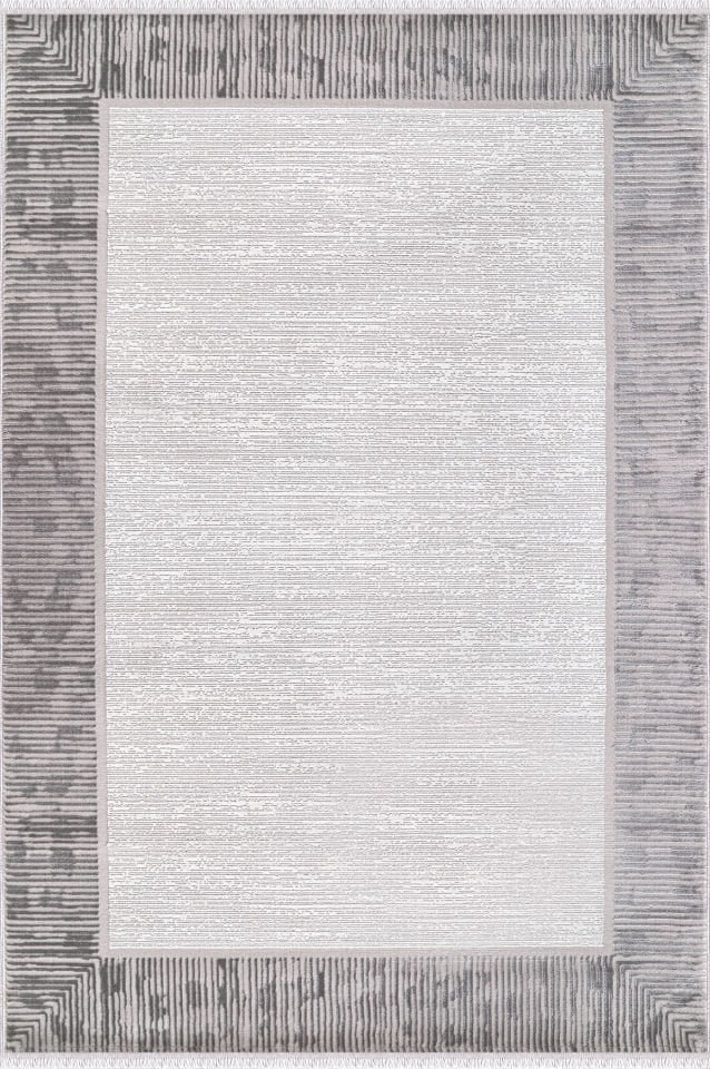 ALMOSS SUARE 6791G GREY-CREAM MAKİNE HALISI