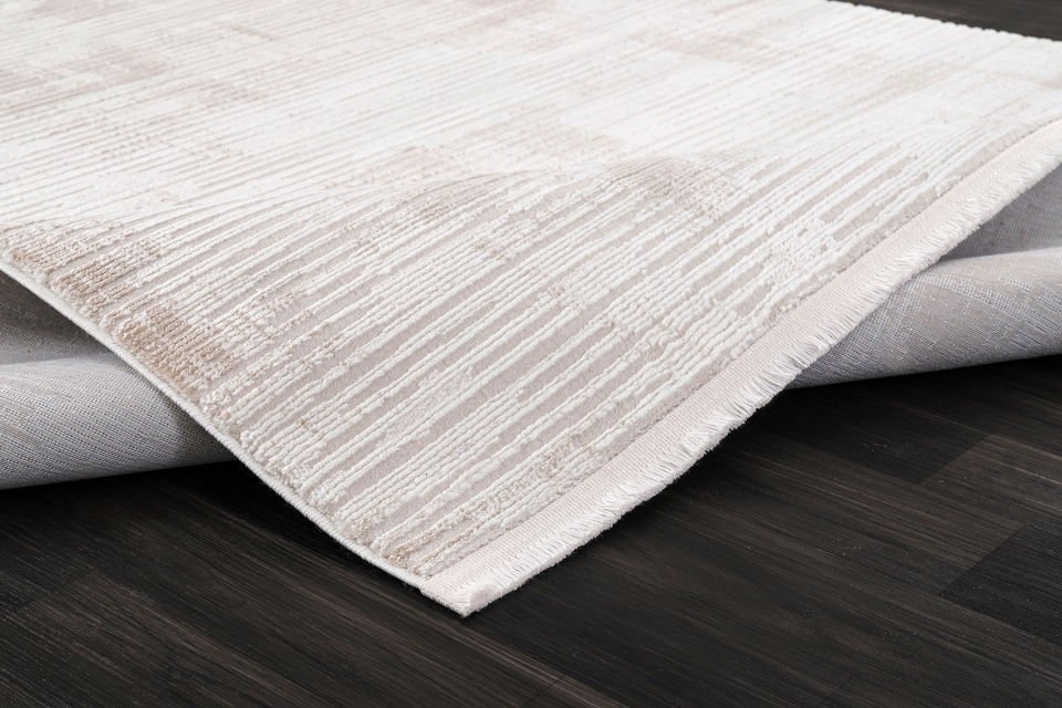 ALMOSS SUARE 6770B BEIGE-CREAM MAKİNE HALISI