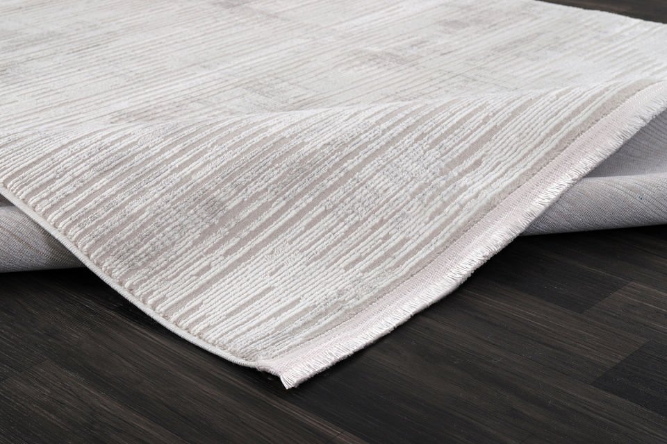 ALMOSS SUARE 6770G GREY-CREAM MAKİNE HALISI