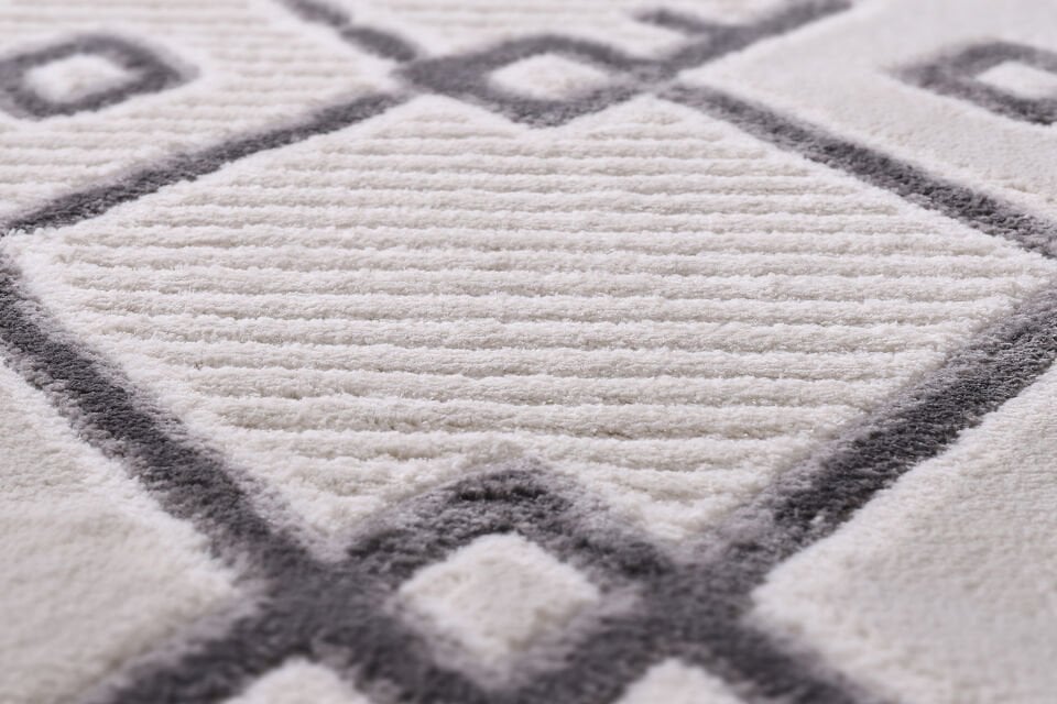 EYLÜL B578T CREAM-L.GREY DEKORATİF MAKİNE HALISI