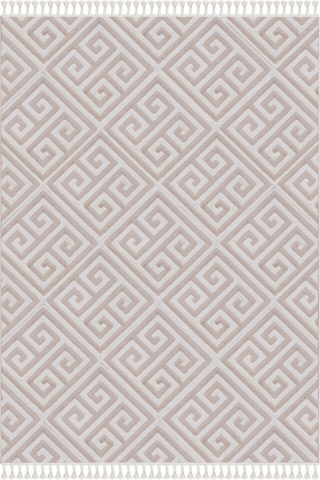 EYLÜL B676A CREAM-BEIGE DEKORATİF MAKİNE HALISI