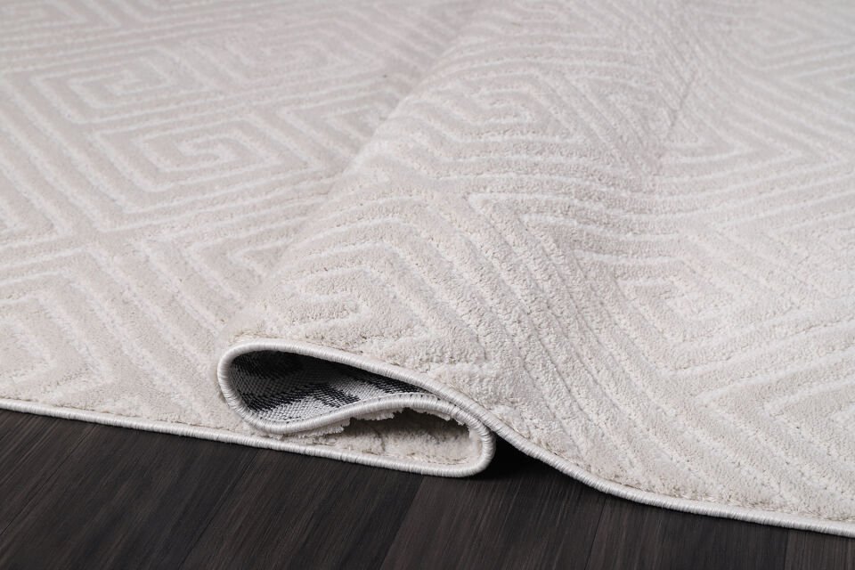 EYLÜL B676D CREAM-CREAM DEKORATİF MAKİNE HALISI