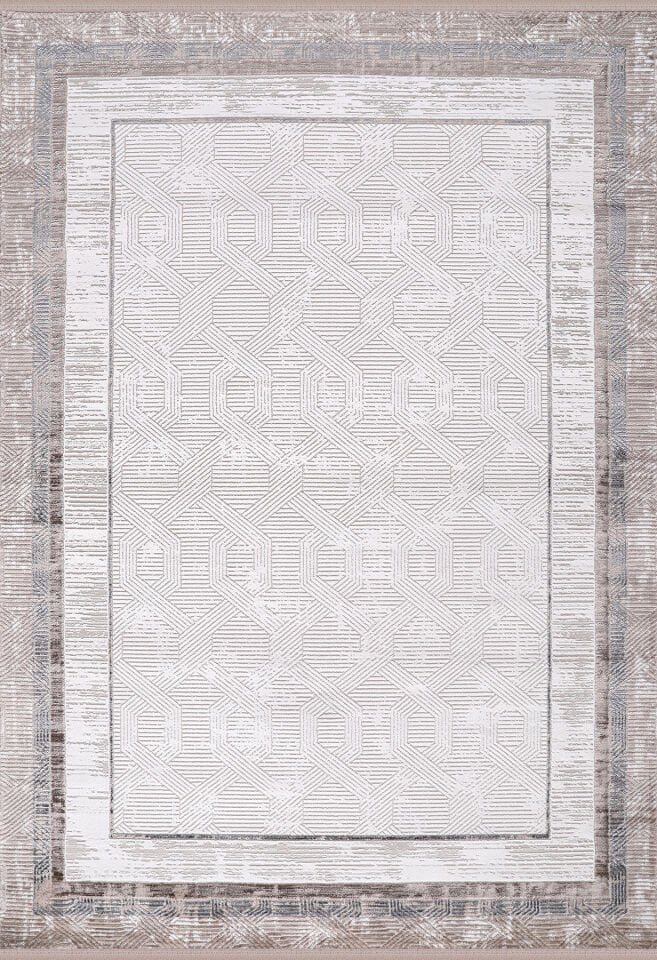 ALMOSS MOCCA KLASİK 5164B BEJ-GRİ MAKİNE HALISI