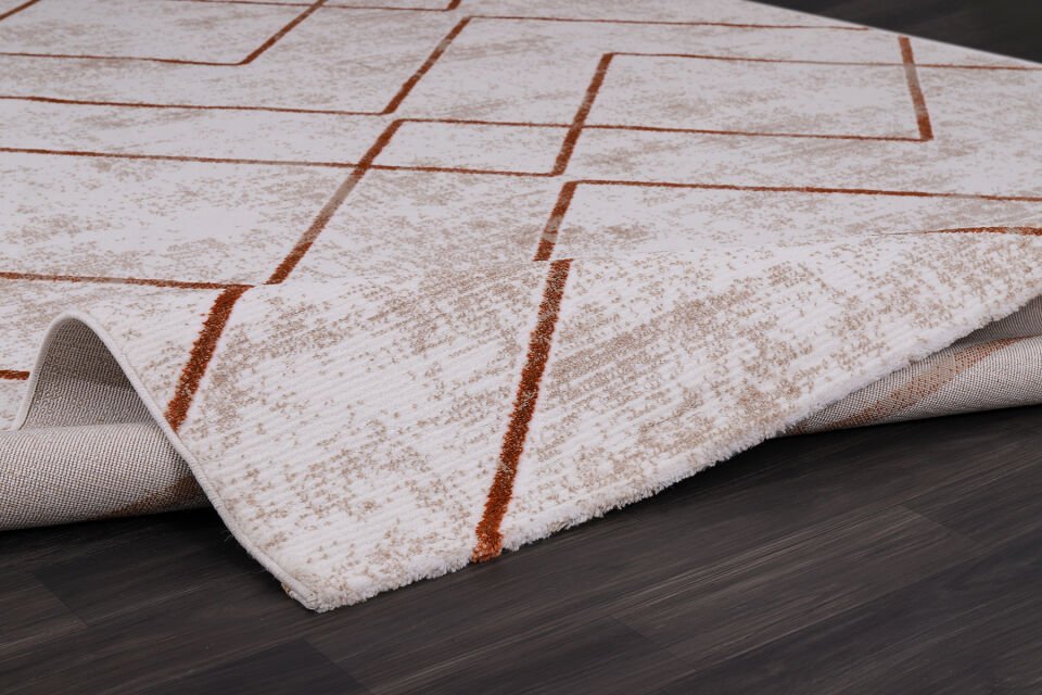 ALMOSS AURA 7269T KREM-TERRA MAKİNE HALISI