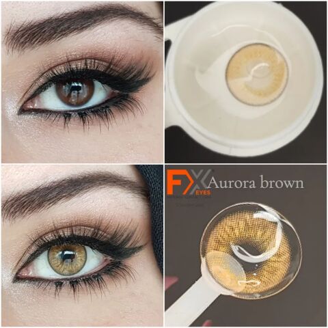 Fx Eyes Aurora 1 Yıllık Lens AURORA BROWN