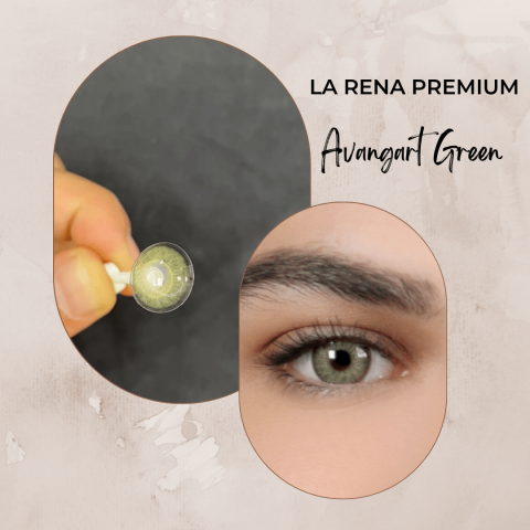 La Rena Premium 1 Yıllık Lens AVANGART GREEN