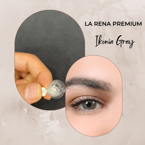 La Rena Premium 1 Yıllık Lens İKONİA GRAY