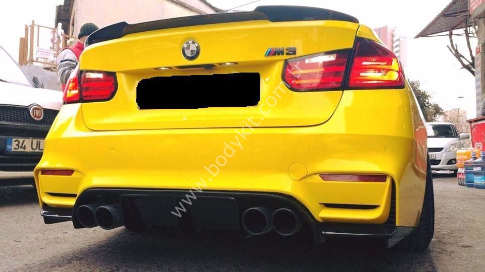 BMW F80 ARKA 3 PARÇA FLAP E DİFÜZÖR PLASTİK