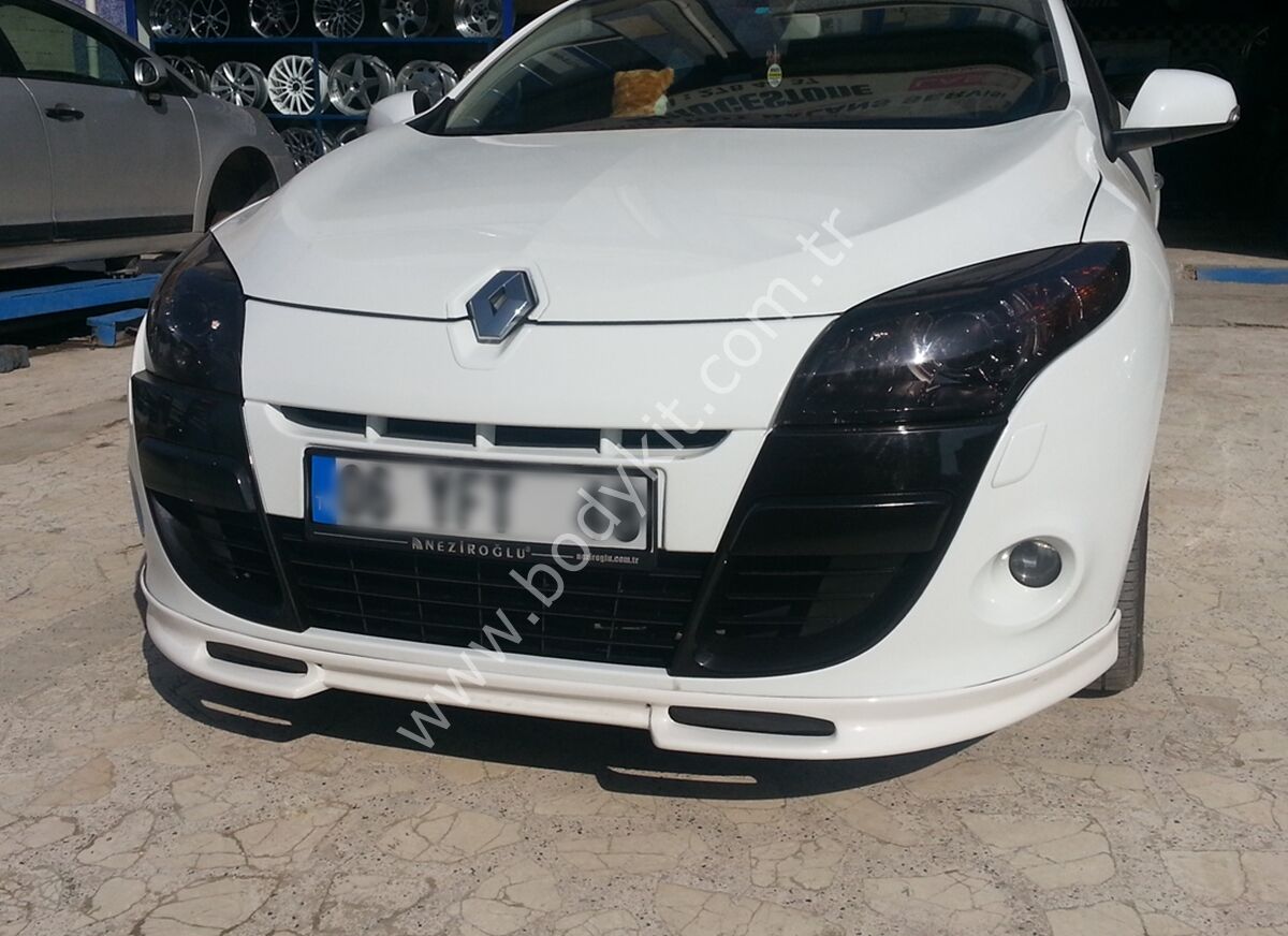 RENAULT MEGANE 3 COUPE DELİKLİ ÖN TAMPON EKİ