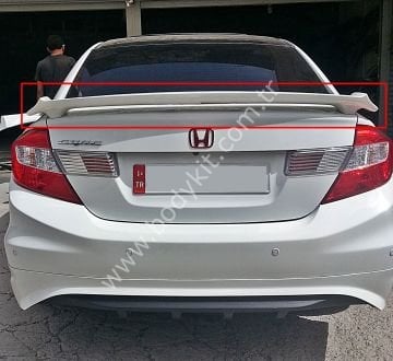 HONDA CİVİC FB7 AYAKLI IŞIKSIZ SPOYLER