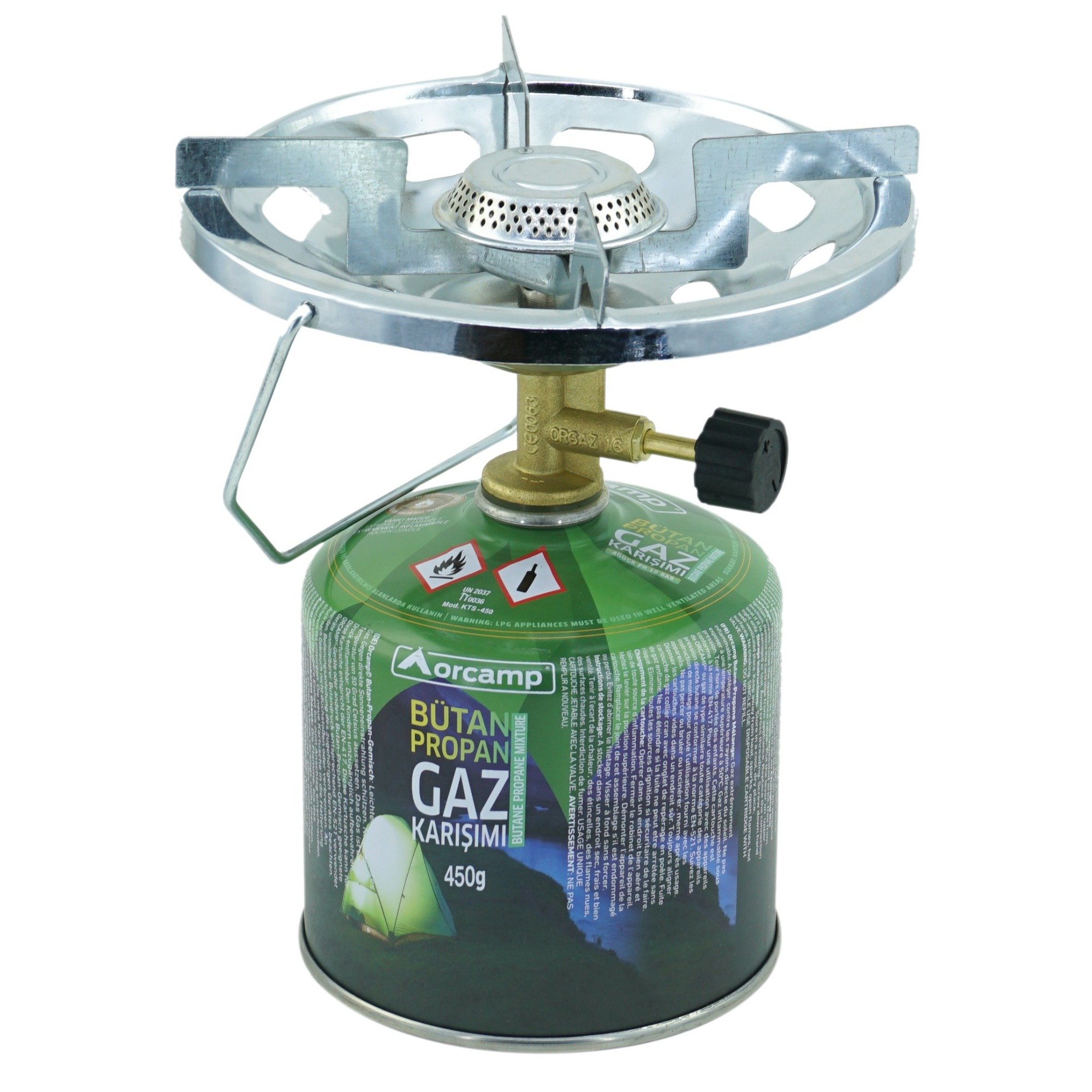 ORCAMP K-500-450 SİBOPLU KAMP OCAK+450 GR TÜP