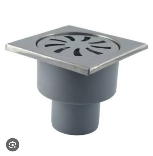 10x10 50 PASLANMAZ ALTTAN YER SİFONU